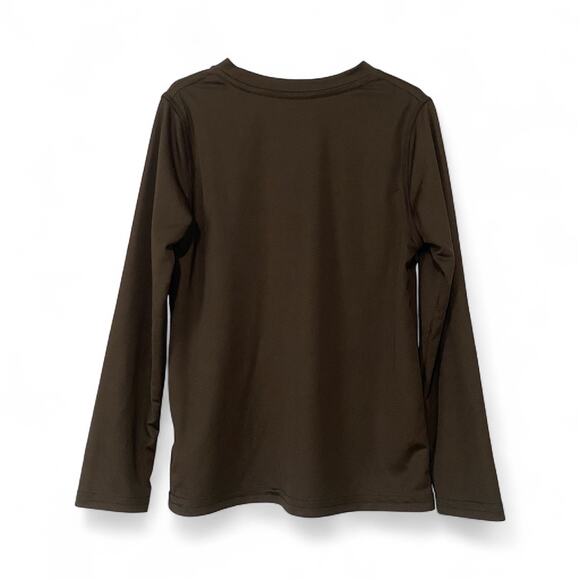 Cleveland Browns NFL Long Sleeve Shirt Kids Size 5-6 Brown Orange Football Tee - Picture 2 of 5